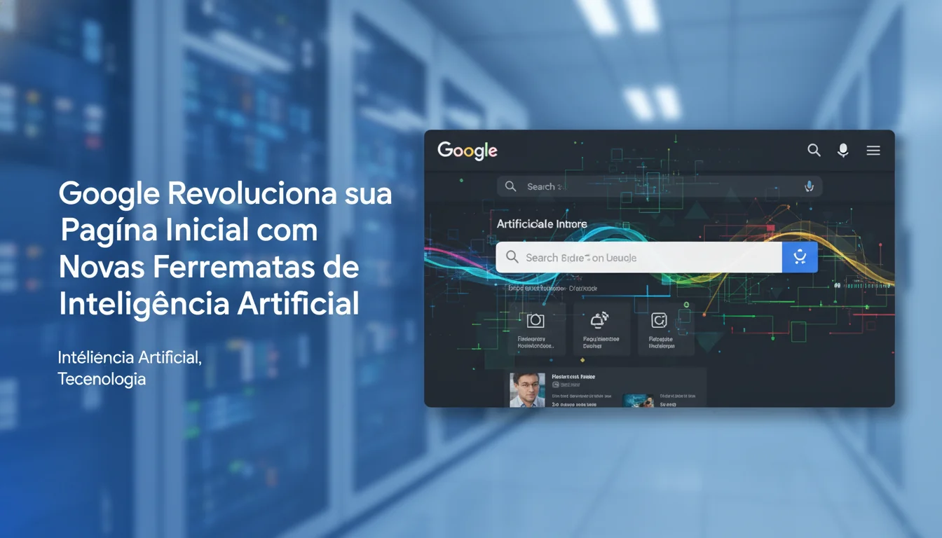 Google Revoluciona sua Pagina Inicial com Novas Ferramentas de Inteligencia Artificial