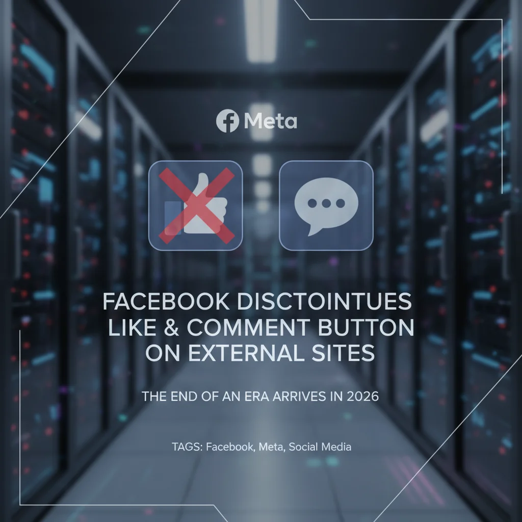 Facebook Descontinua Botões de Curtir e Comentar em Sites Externos: O Fim de uma Era Chega em 2026