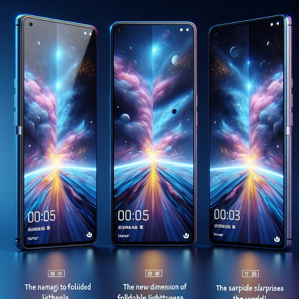 ## Honor Magic V5: A Nova Dimensão da Leveza Dobrável que Surpreende o Mundo!
