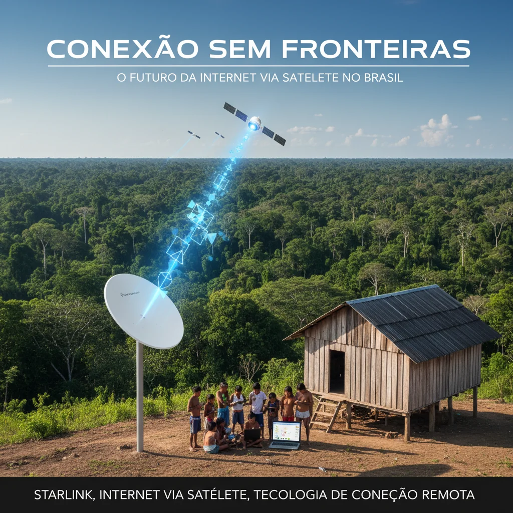 Conexão Sem Fronteiras: O Futuro da Internet via Satélite no Brasil com a Starlink