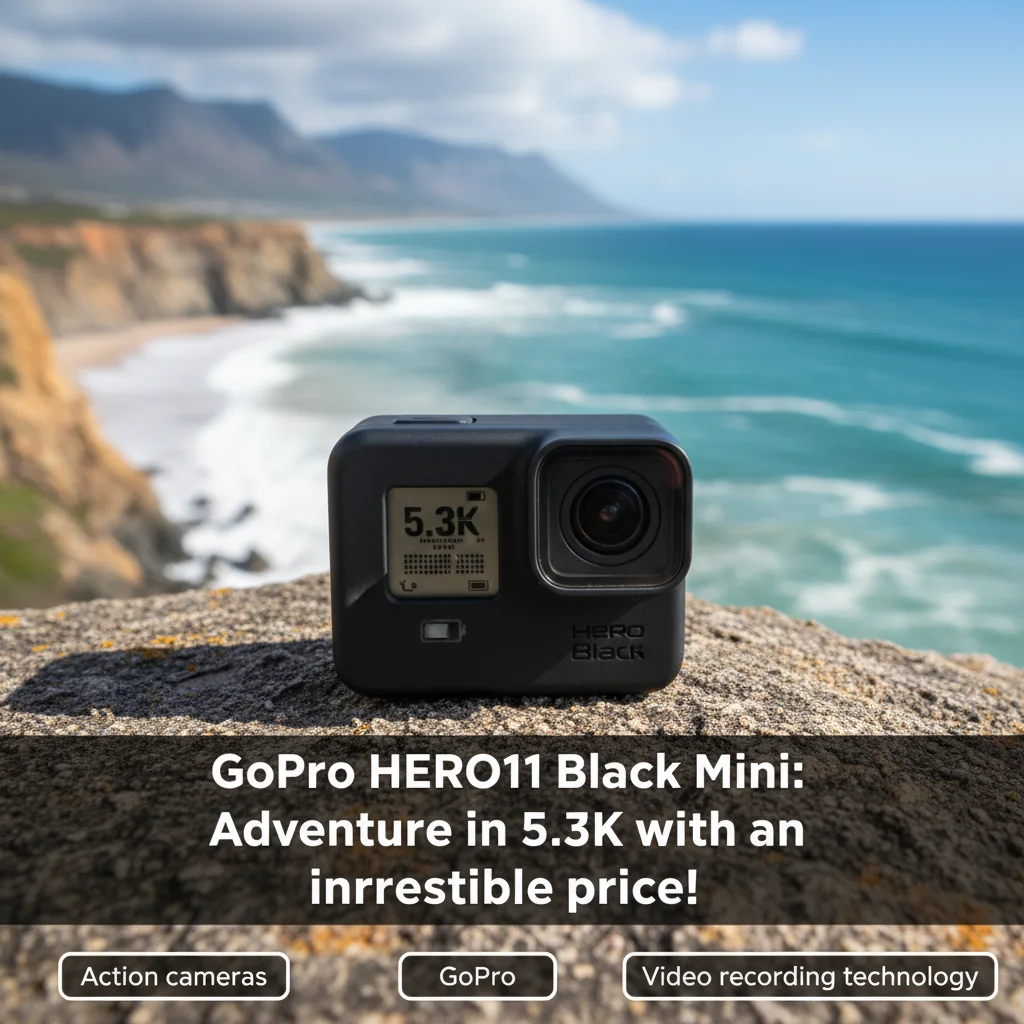 GoPro HERO11 Black Mini: Aventura em 5.3K com preço irresistível!
