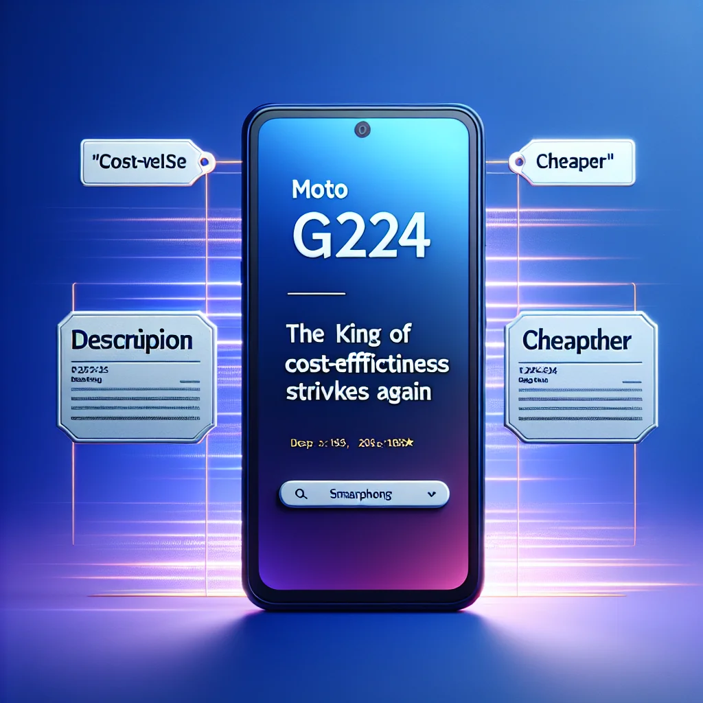 Moto G24: O Rei do Custo-Benefício Ataca Novamente (e Mais Barato!)