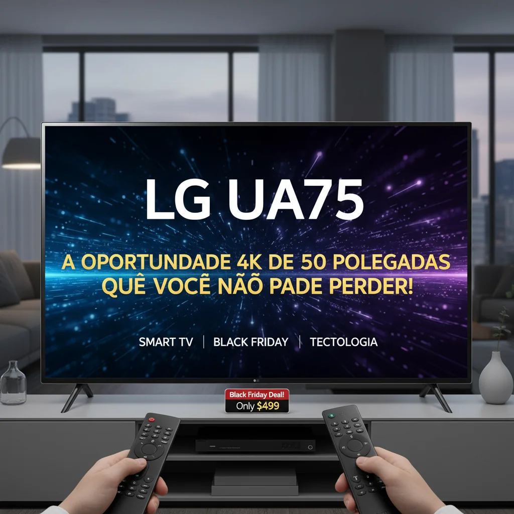 LG UA75: A Oportunidade 4K de 50 Polegadas Que Você Não Pode Perder!
