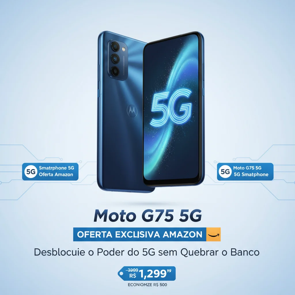 Moto G75 5G em Oferta Exclusiva: Desbloqueie o Poder do 5G sem Quebrar o Banco