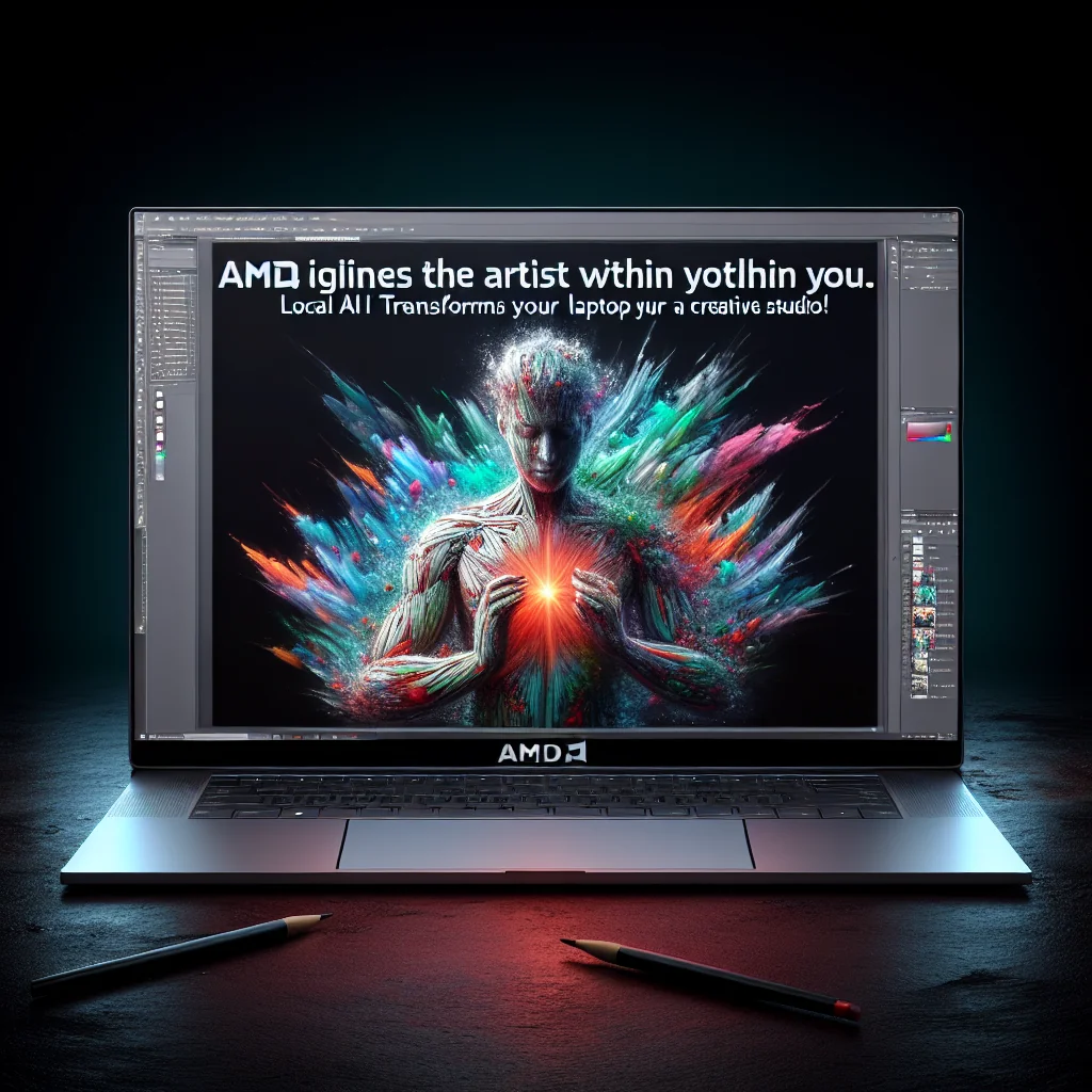 ## AMD Desperta o Artista em Você: IA Local Transforma Seu Notebook em Estúdio de Criação!
