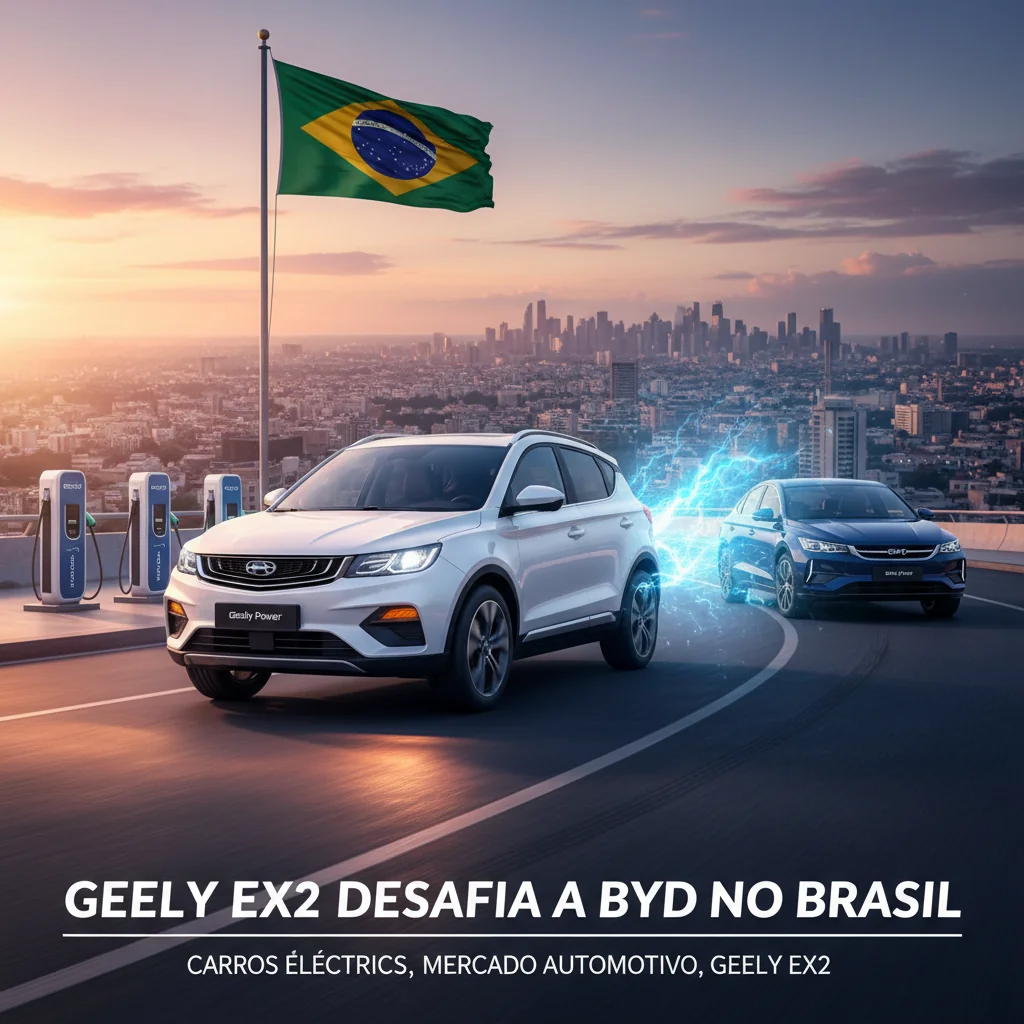 Geely EX2 Desafia a Supremacia da BYD no Mercado de Carros Elétricos no Brasil