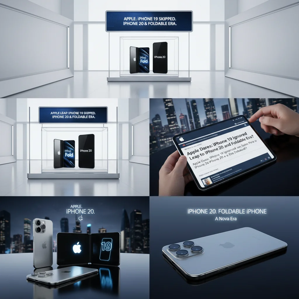 Apple Ousa: iPhone 19 Ignorado em Salto Para o iPhone 20 e a Era Dobrável?