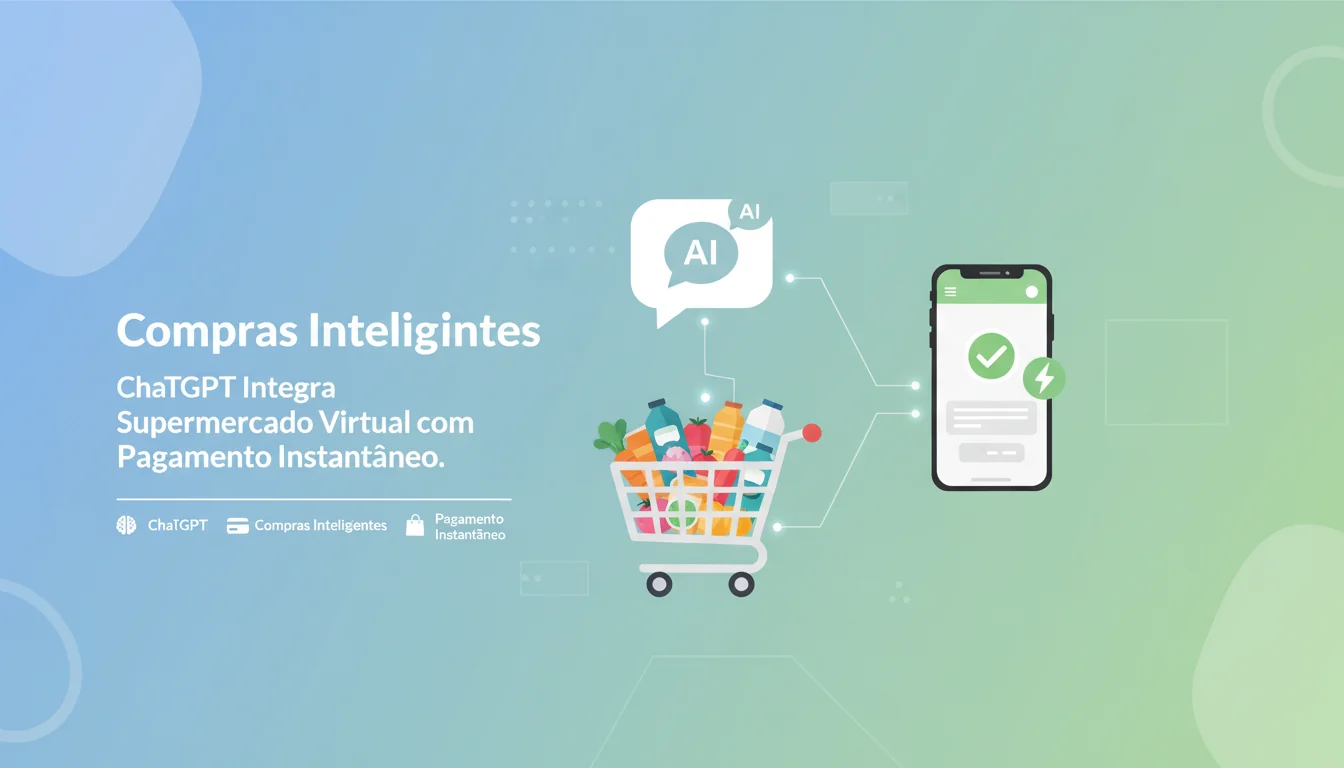 Compras Inteligentes: ChatGPT Integra Supermercado Virtual com Pagamento Instantâneo