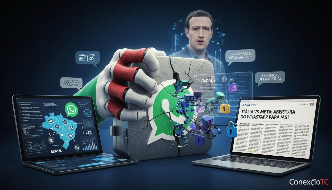 Itália pressiona Meta a abrir WhatsApp para assistentes de IA concorrentes: impactos na privacidade, negócios e atendimento no Brasil