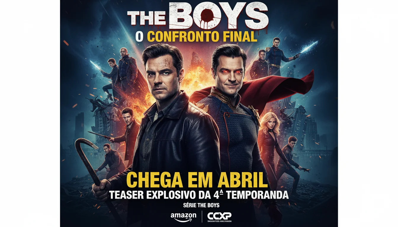 The Boys: O Confronto Final Chega em Abril com Teaser Explosivo da 4ª Temporada!