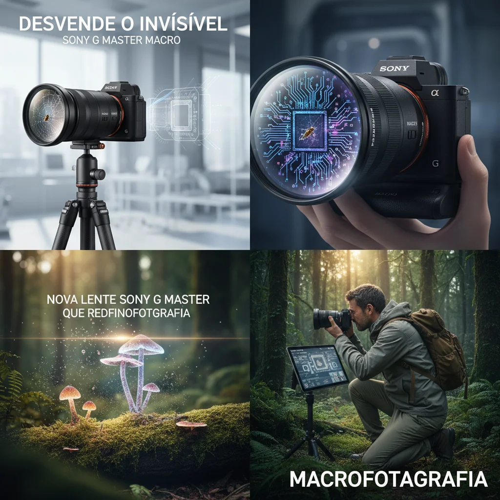 Desvende o Invisível: A Nova Lente Sony G Master que Redefine a Macrofotografia