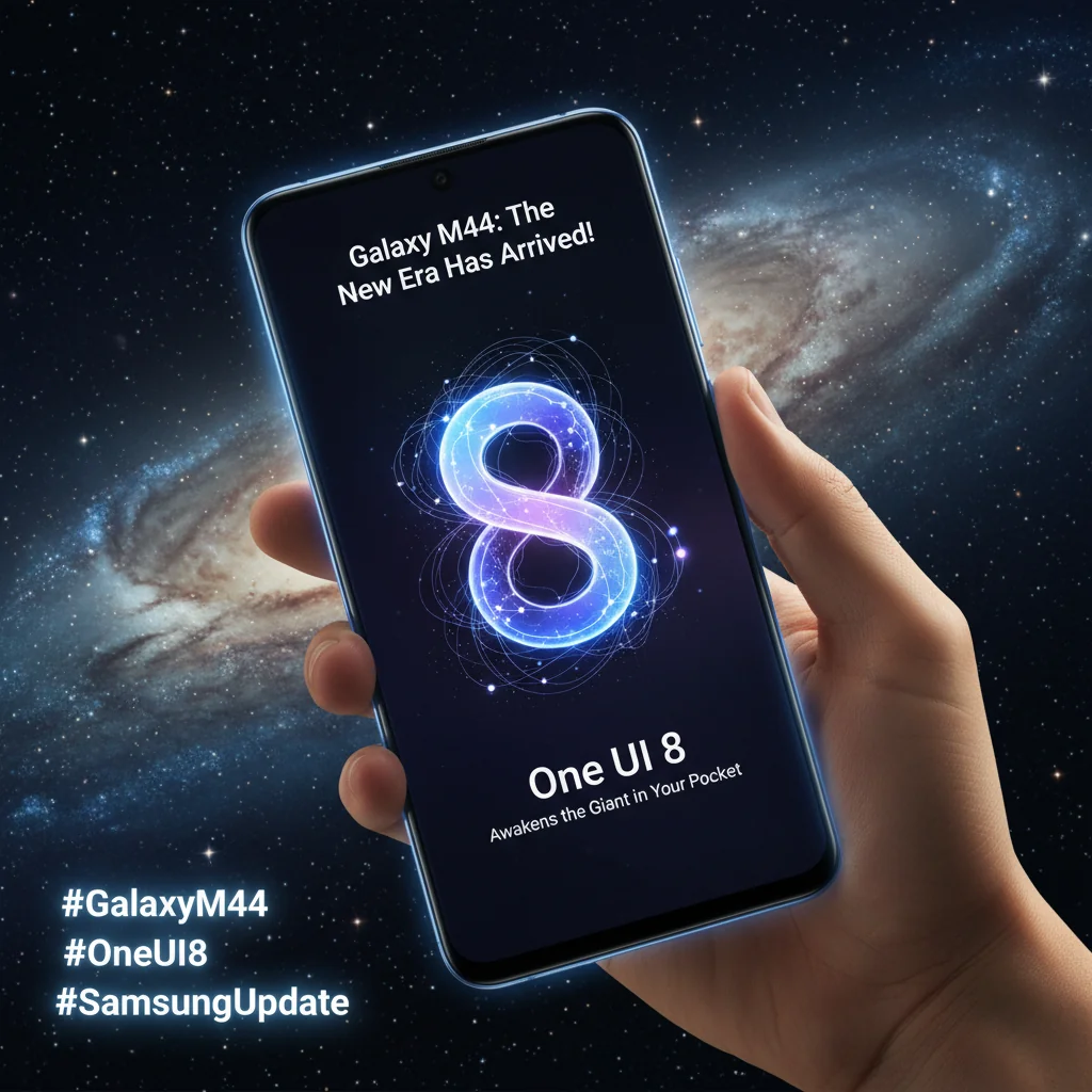 Galaxy M44: A Nova Era Chegou! One UI 8 Desperta o Gigante no seu Bolso.