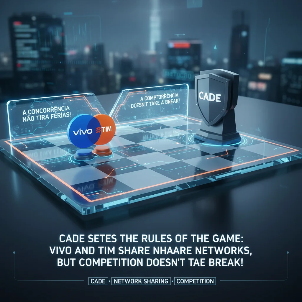 CADE Dita as Regras do Jogo: Vivo e TIM Compartilham Redes, Mas a Concorrência Não Tira Férias!