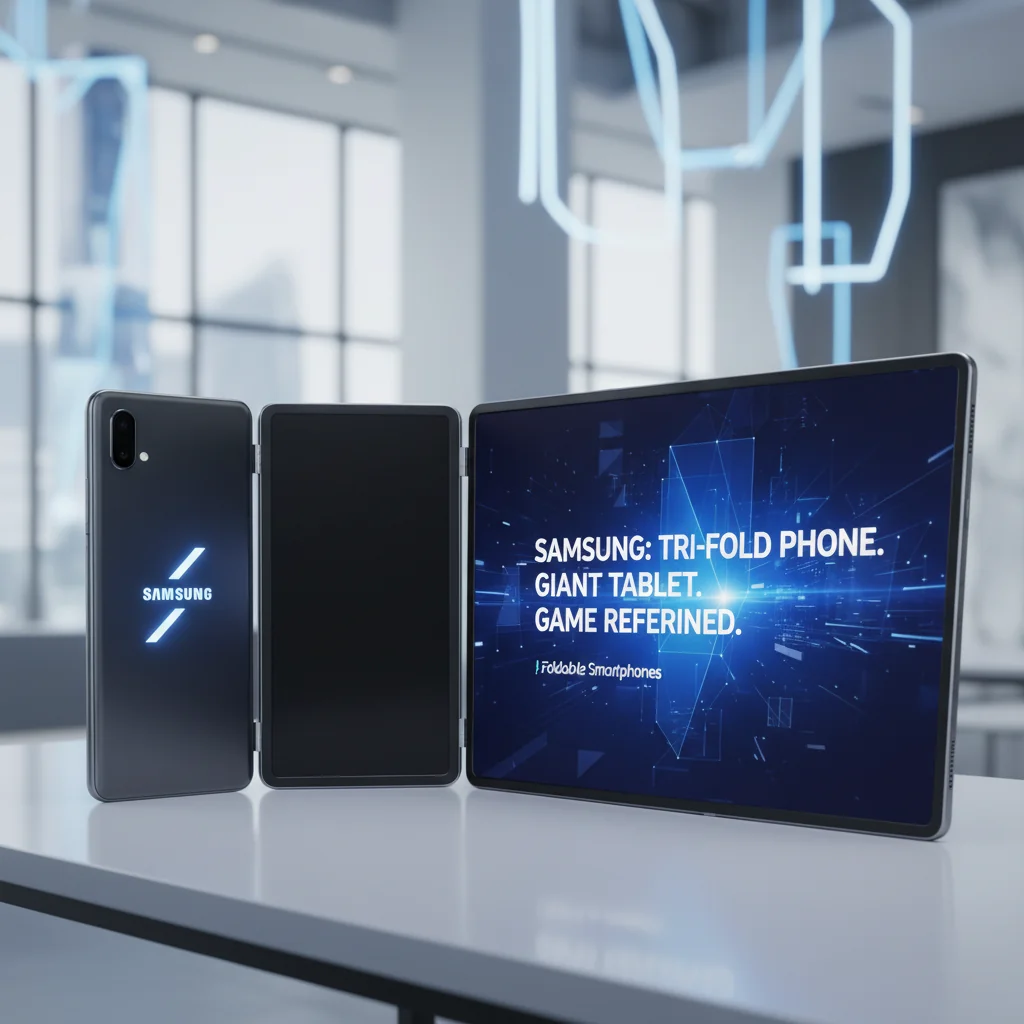 Samsung: O Celular Tri-Dobrável Que Vira Tablet Gigante Chega Para Redefinir o Jogo!