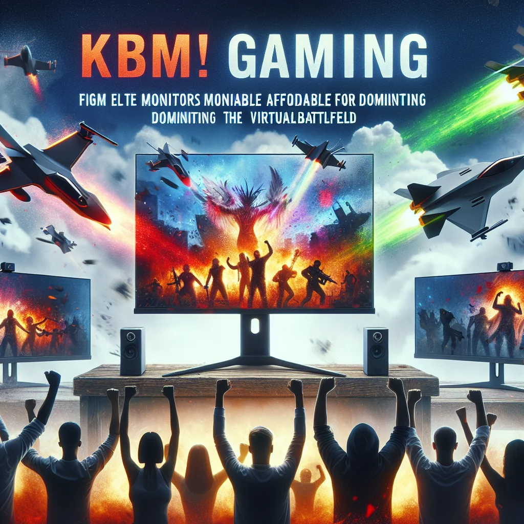 KBM! Gaming Desperta a Fúria Gamer: Monitores de Elite Acessíveis para Dominar o Campo de Batalha Virtual

