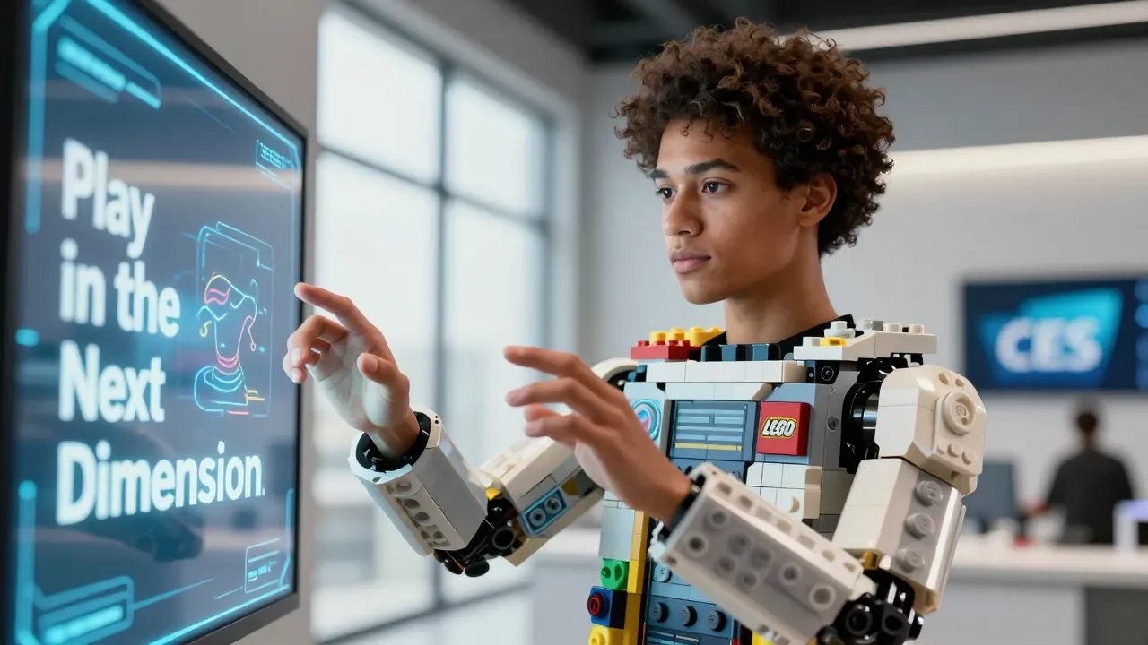 LEGO Desvenda Futuro com Teaser Misterioso: "Brinque na Próxima Dimensão" na CES 2026