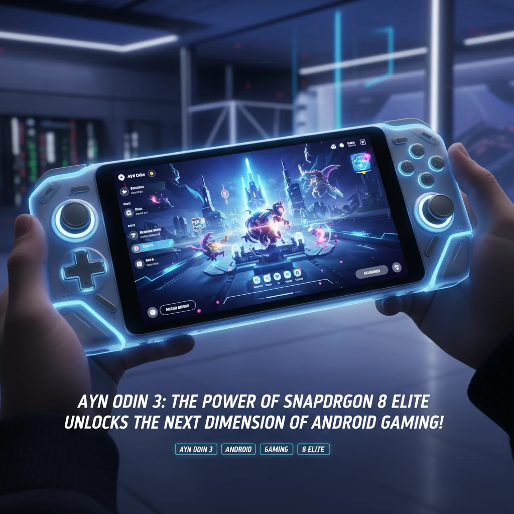 AYN Odin 3: O Poder Snapdragon 8 Elite Desbloqueia a Próxima Dimensão do Gaming Android!