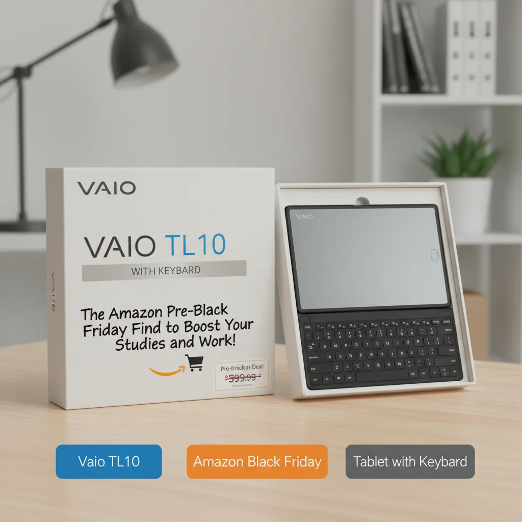 Vaio TL10 com Teclado na Caixa: O Achado da Pré-Black Friday Amazon para Turbinar seus Estudos e Trabalho!
