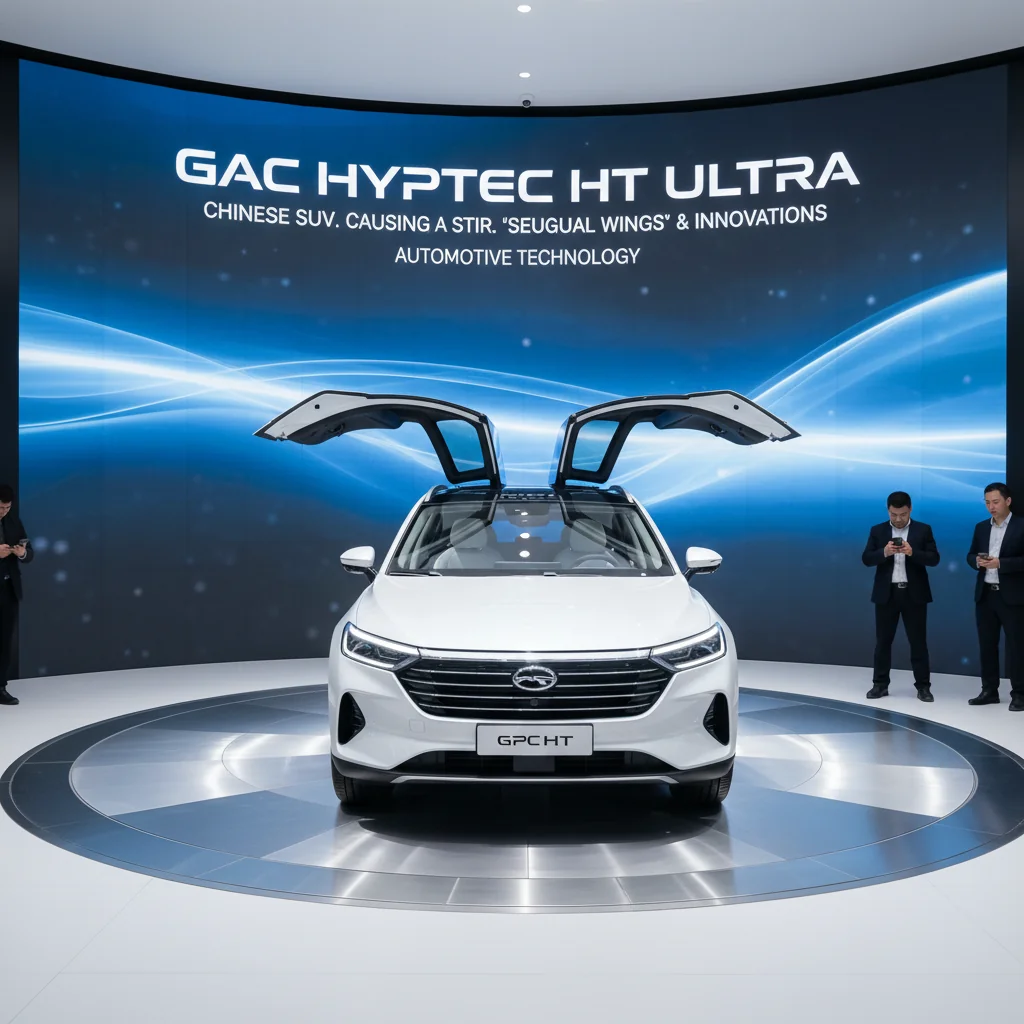 GAC Hyptec HT Ultra: O SUV Chinês Que Causa Alvoroço com "Asas de Gaivota" e Inovações Surpreendentes
