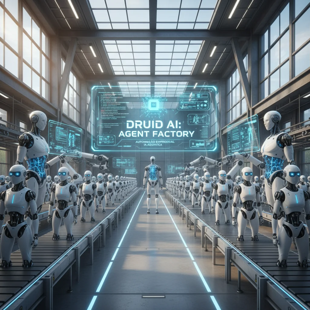A 'Fábrica de Agentes' da Druid: Onde a IA se Torna a Arquiteta de Seu Próprio Exército Digital