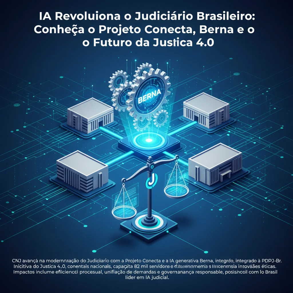 IA Revoluciona o Judiciário Brasileiro: Conheça o Projeto Conecta, Berna e o Futuro da Justiça 4.0