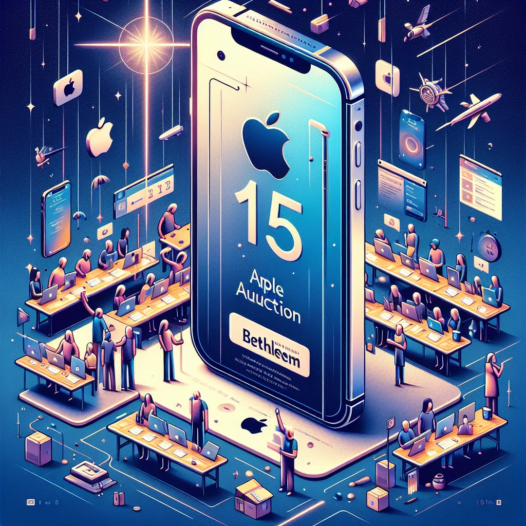 **Maçã no Leilão: iPhones 15 e Tesouros Apple Esperam por Você em Belém!**
