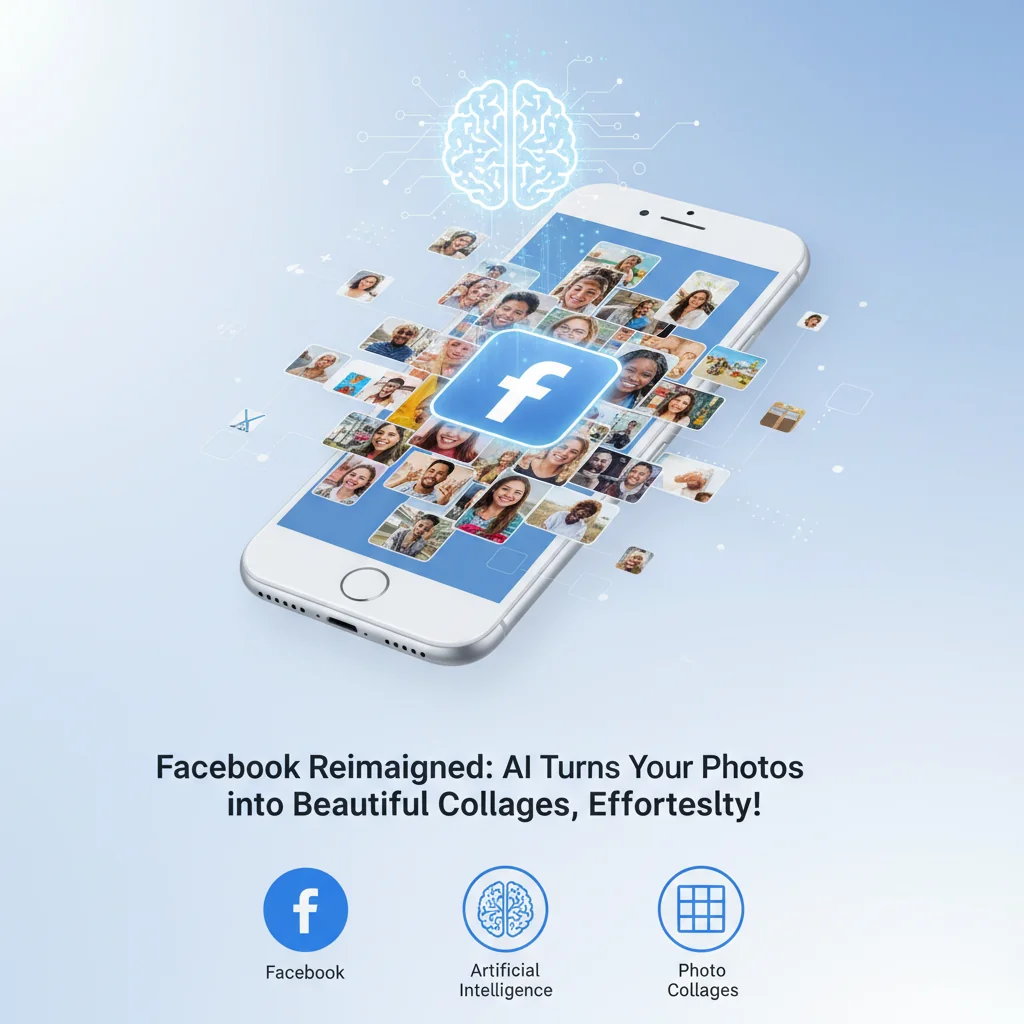 Facebook Reimaginado: IA Transforma Suas Fotos em Colagens Deslumbrantes, Sem Esforço!