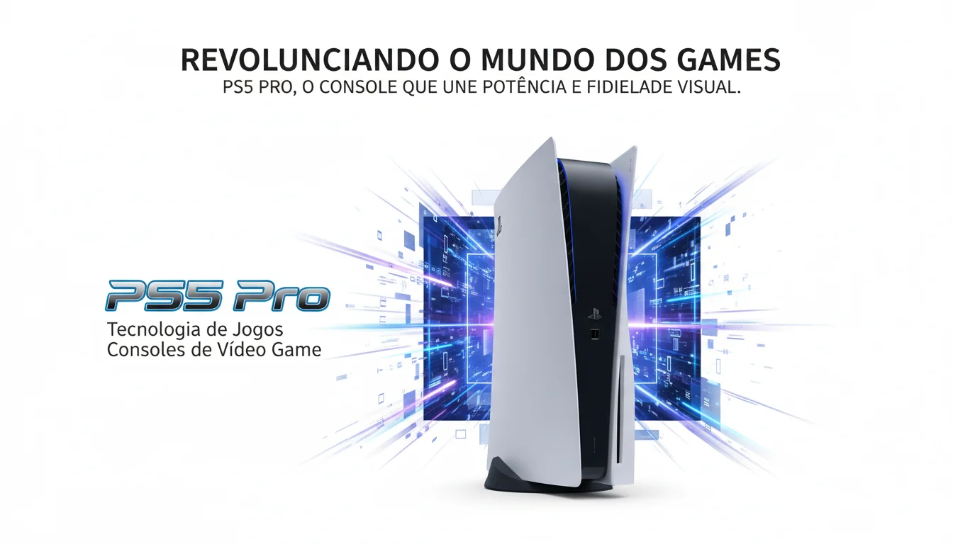 Revolutionizando o Mundo dos Games: PS5 Pro, o Console que Une Potência e Fidelidade Visual