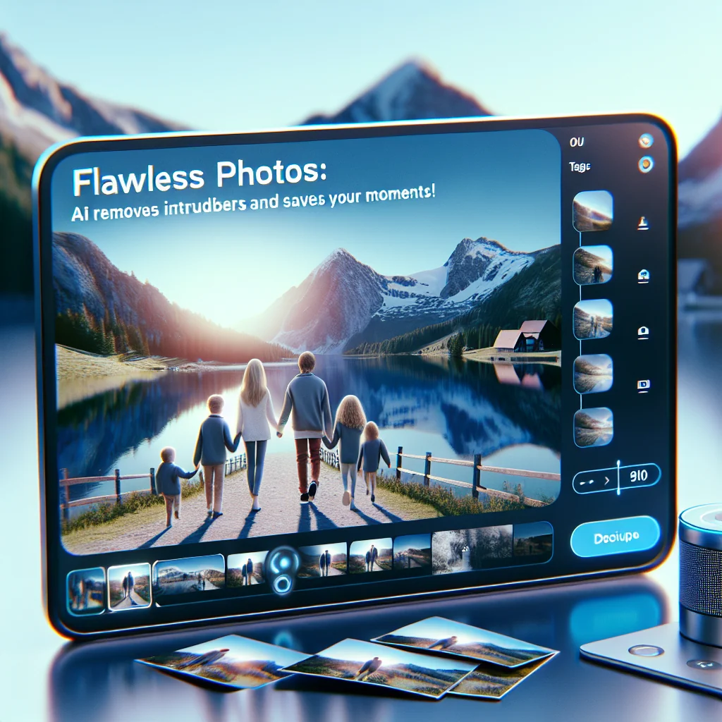 ## Fotos Impecáveis: A IA Apaga os Intrusos e Salva Seus Momentos!
