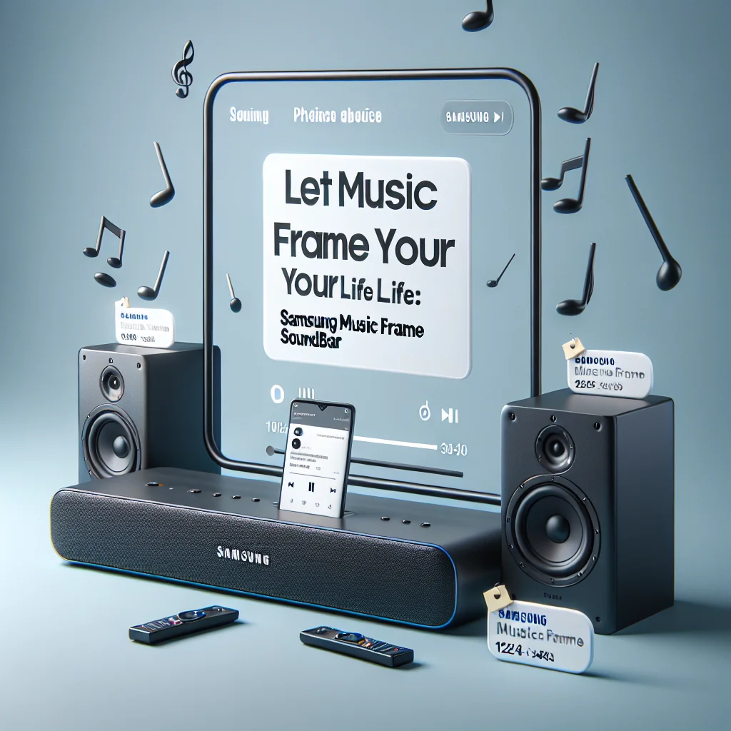 Deixe a Música Emoldurar Sua Vida: Soundbar Samsung Music Frame Despenca para Preço Irresistível!
