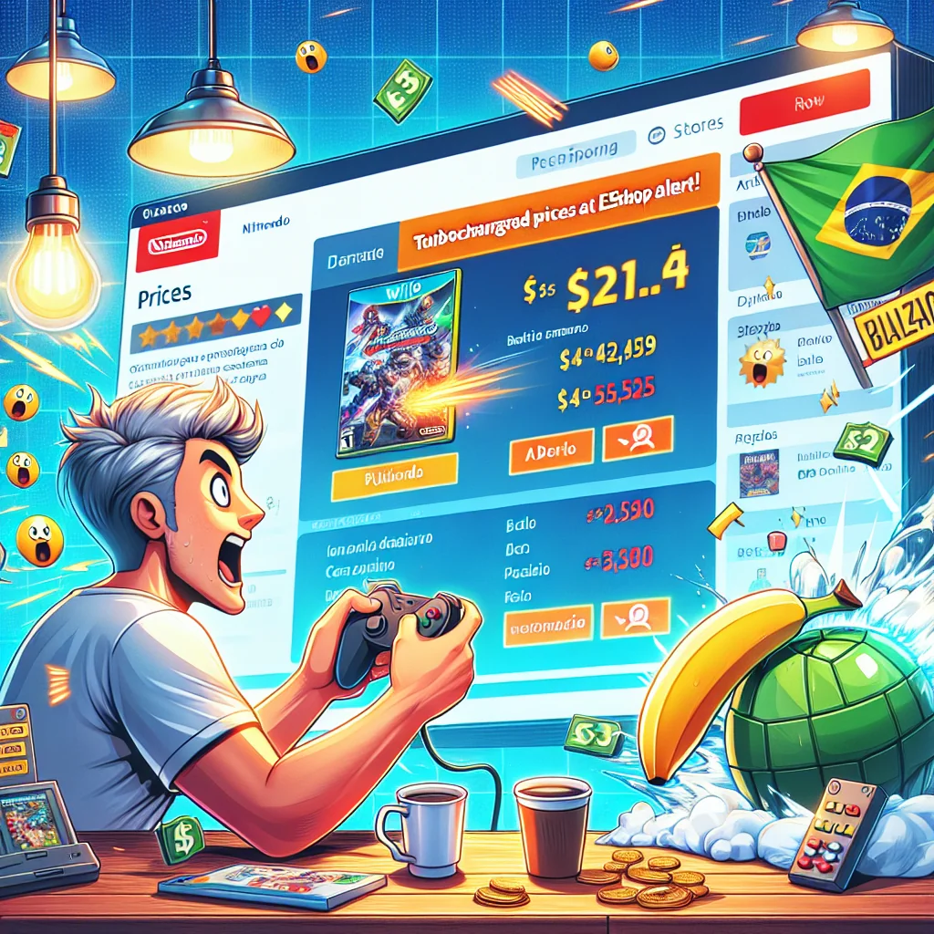 **Nintendo no Brasil: Preços Turbinados na eShop Acendem o Alerta Gamer!**
