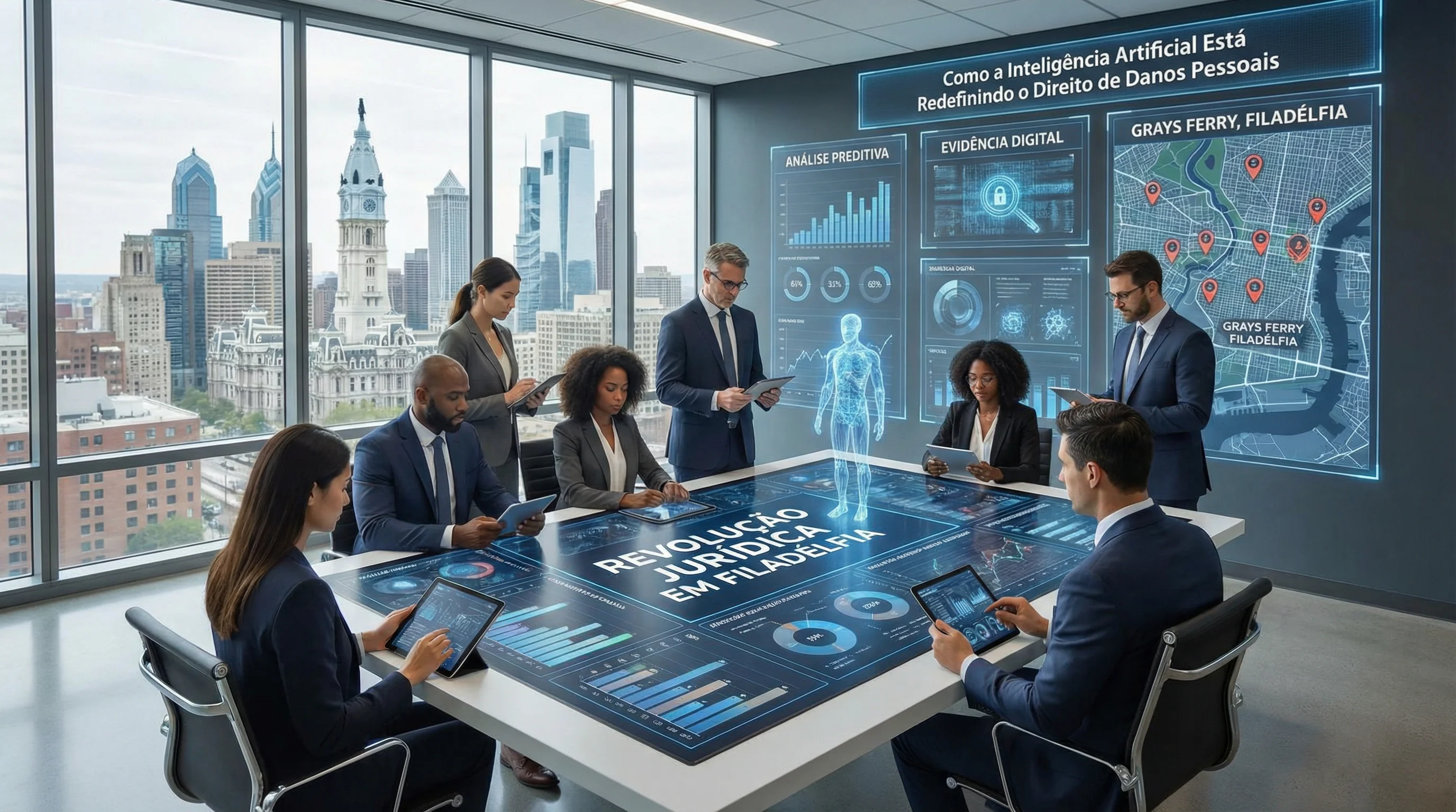 Revolução Jurídica em Filadélfia: Como a Inteligência Artificial Está Redefinindo o Direito de Danos Pessoais