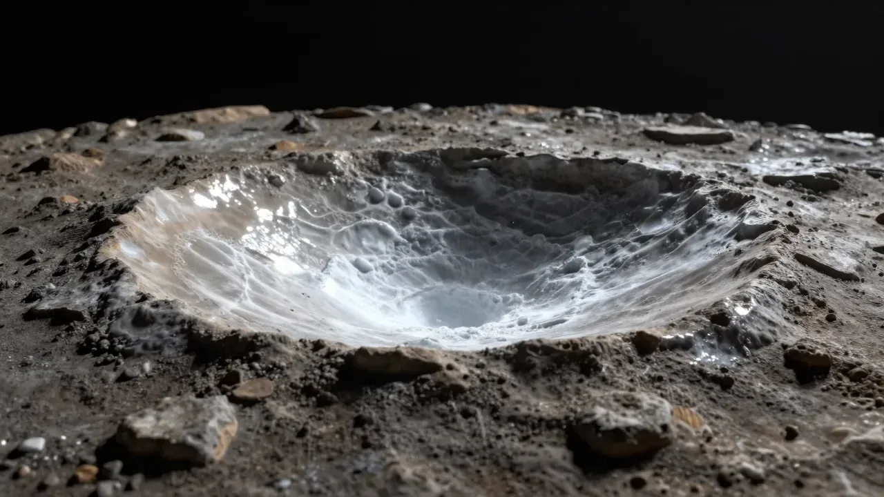 Um único impacto colossal: a teoria que explica a origem de todo o gelo polar de Mercúrio
