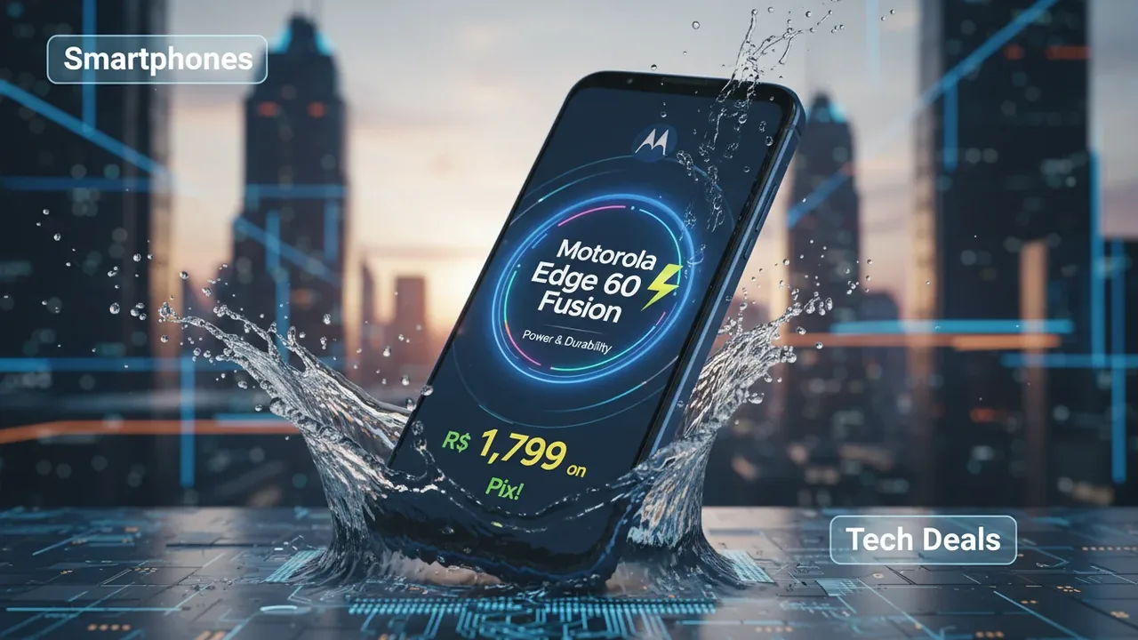 **Motorola Edge 60 Fusion: Potência e Resistência por Apenas R$ 1.799 no Pix!**