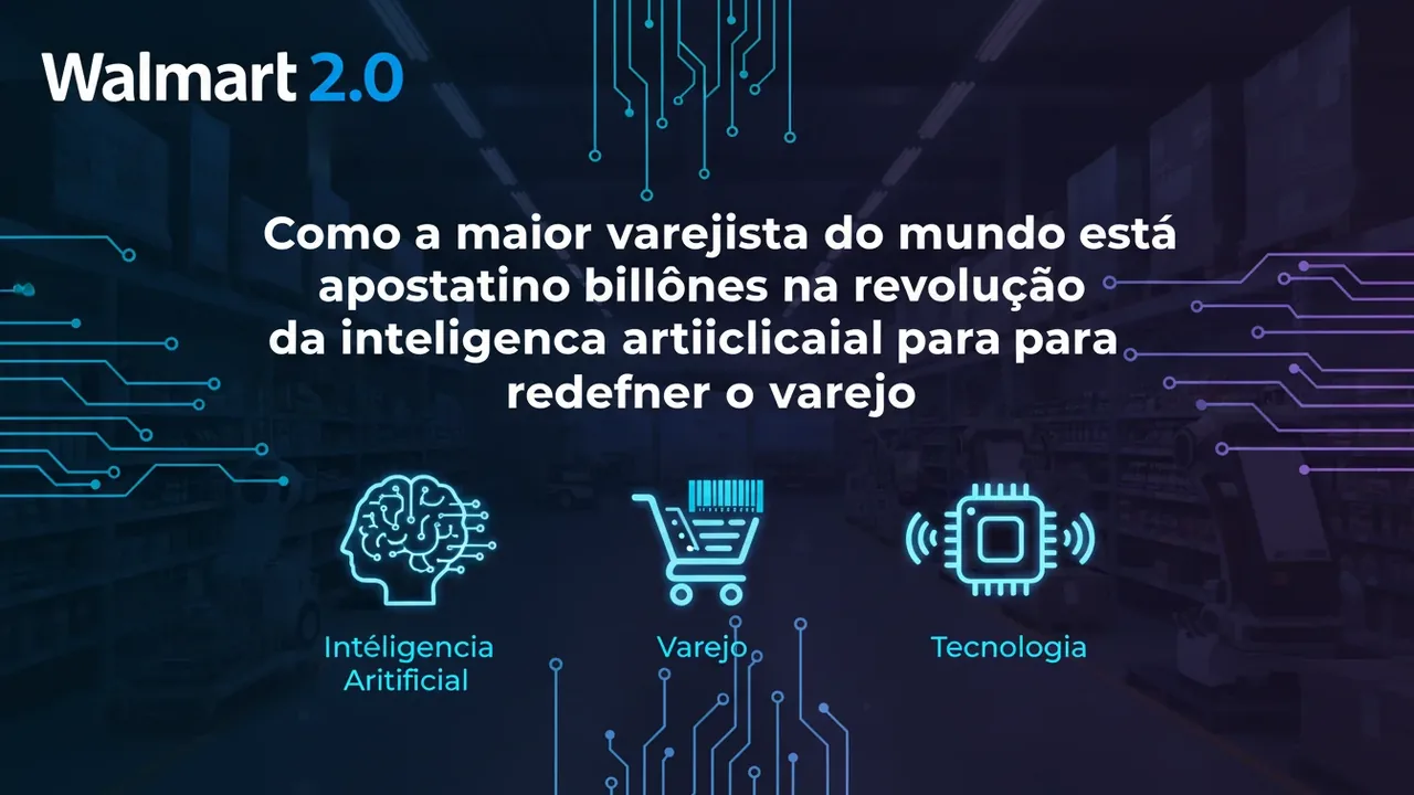 Walmart 2.0: Como a maior varejista do mundo está apostando bilhões na revolução da inteligência artificial para redefinir o varejo