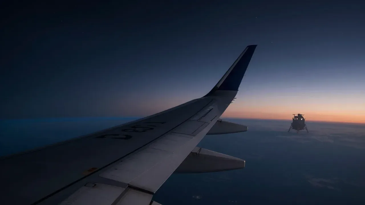 Do céu para a Lua: passageiros de aviões comerciais registram o lançamento histórico da missão Artemis 2