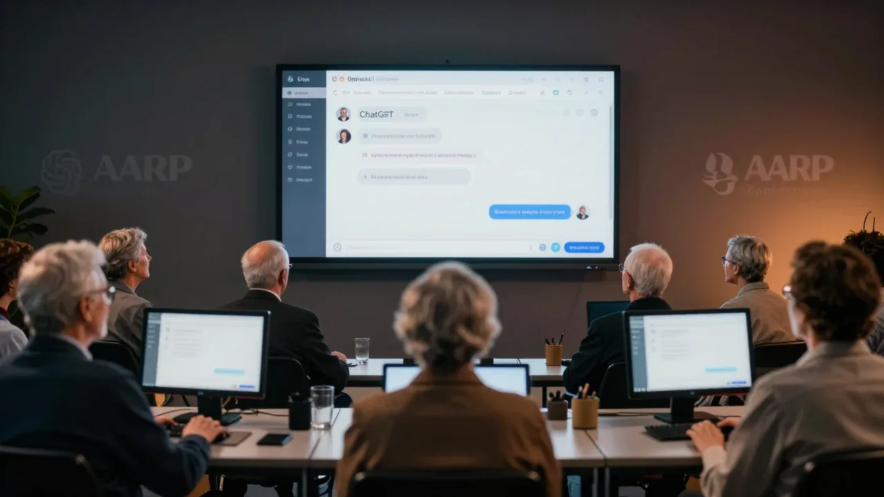 Terceira idade conectada: mil idosos aprendem a usar o ChatGPT gratuitamente em oficinas da OpenAI e AARP nos EUA