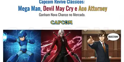 Capcom Revive Clássicos: Mega Man, Devil May Cry e Ace Attorney Ganham Nova Chance no Mercado