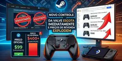 Febre Valve: Novo Controle Esgota em Minutos e Alimenta Mercado Negro de Revenda