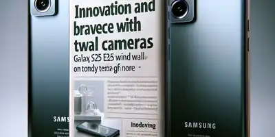 Samsung Ousa e Inova: Galaxy S25 Edge com Apenas Duas Câmeras Traseiras?
