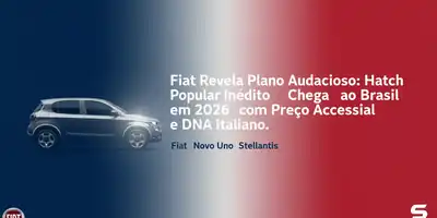 Fiat Revela Plano Audacioso: Hatch Popular Inédito Chega ao Brasil em 2026 com Preço Acessível e DNA Italiano