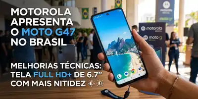 Moto G47 Chega ao Brasil: A Nova Aposta da Motorola com Upgrade em Tela e Performance