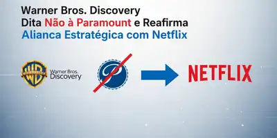 Warner Bros. Discovery Dita Não à Paramount e Reafirma Aliança Estratégica com Netflix