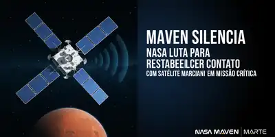 MAVEN Silencia: NASA Luta Para Restabelecer Contato com Satélite Marciano em Missão Crítica