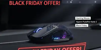 HyperX Pulsefire Haste 2: Precisão Gamer em Oferta na Black Friday!