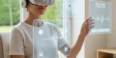 Apple Vision Pro: O Fim do Silêncio Invasivo para Pacientes com ELA e AVCs