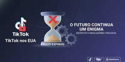 TikTok nos EUA: Prazo Expirou, Mas o Futuro Continua Um Enigma de Decretos e Negociações Travadas