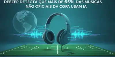 Deezer detecta que mais de 65% das músicas não oficiais da Copa usam IA