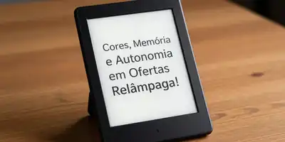 Kindle Colorsoft e Paperwhite: Cores, Memória e Autonomia em Ofertas Relâmpago!