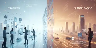 Gemini: Onde o Muro Invisível da Criação Gratuita Encontra o Horizonte Ilimitado dos Planos Pagos.